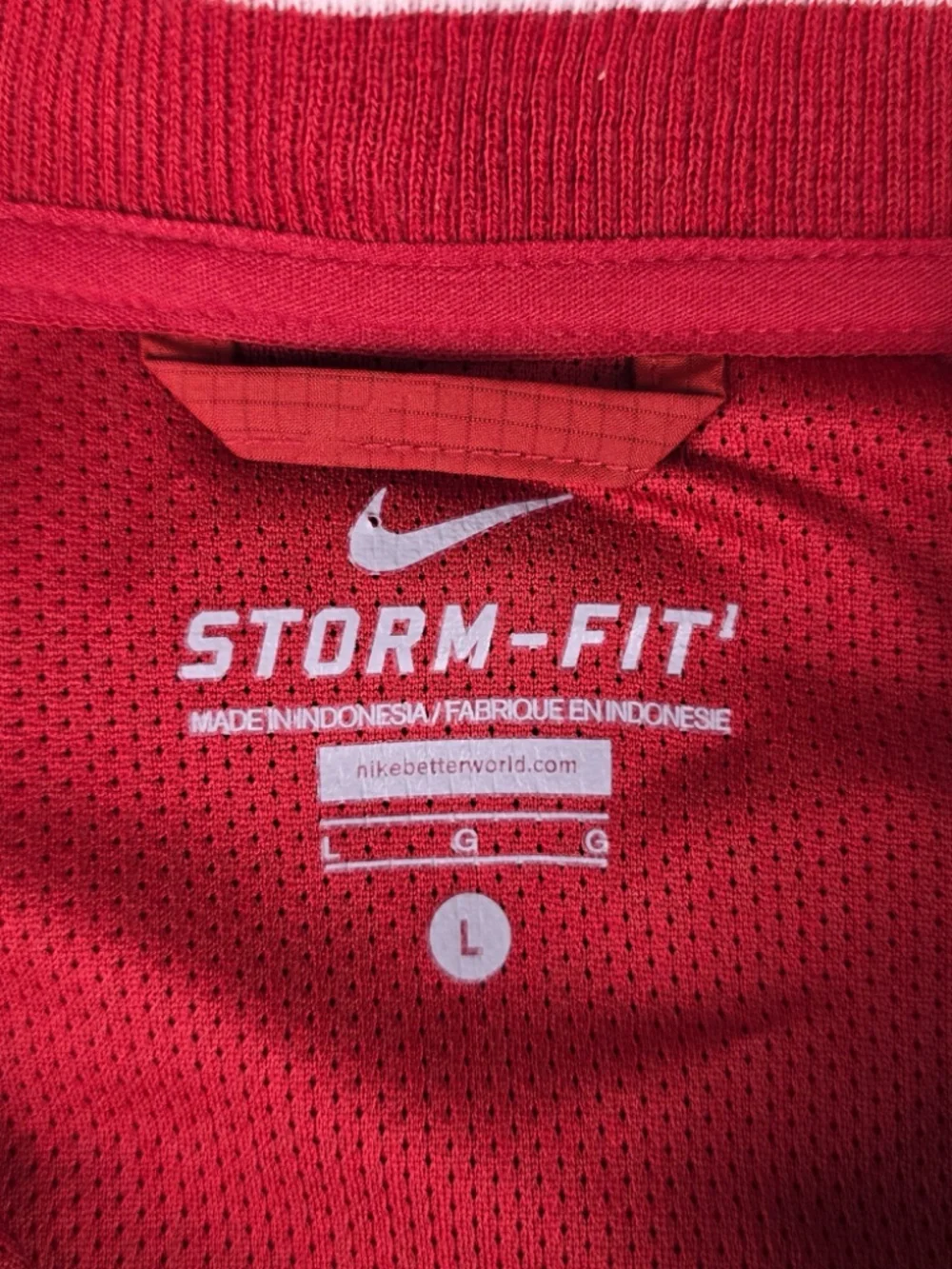 VTG Nike Team Oklahoma Sooners Storm-Fit Full Zip Windbreaker Jacket L